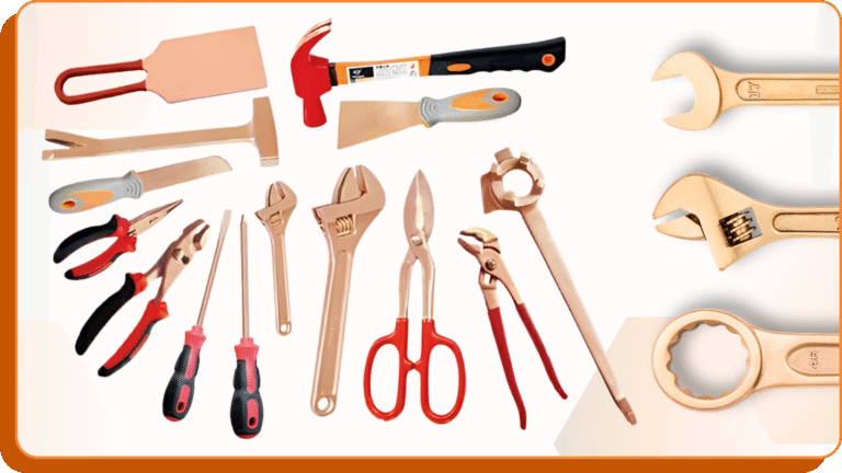 Assorted non-sparking safety implements